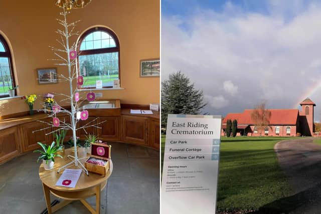East Riding Crematorium is offering special memorial flower tags for Mother's Day.