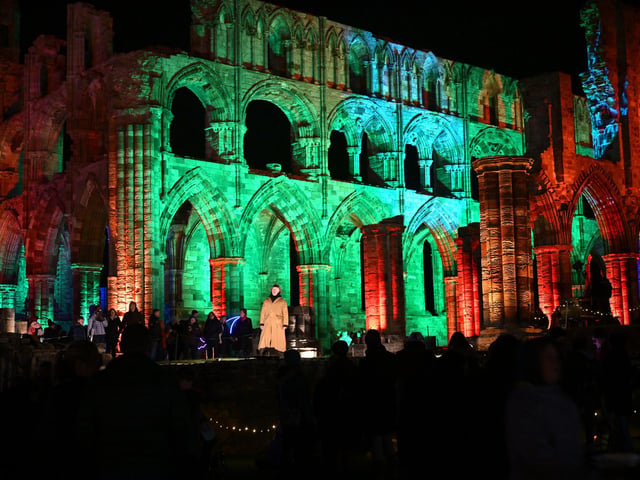 Visitors have been seeing the abbey in a whole new light