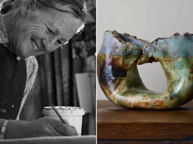 Unique handbuilt ceramic sculptures inspired by nature, Sarah sources her ideas whilst walking in the North York Moors and at the coast. Textural marks tell a story and connect the viewer through touch, evoking a sense of place. It is important to Sarah that each piece is not only looked at but also touched by the viewer; she uses clay slip, oxides and glazes; and incorporates natural elements such as sand, rice, metals and seaweed to create rich pattern and texture heightening haptic responses.