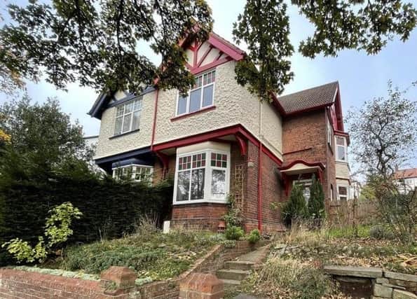The large semi-detached home is for sale, with offers over £350,000 invited.