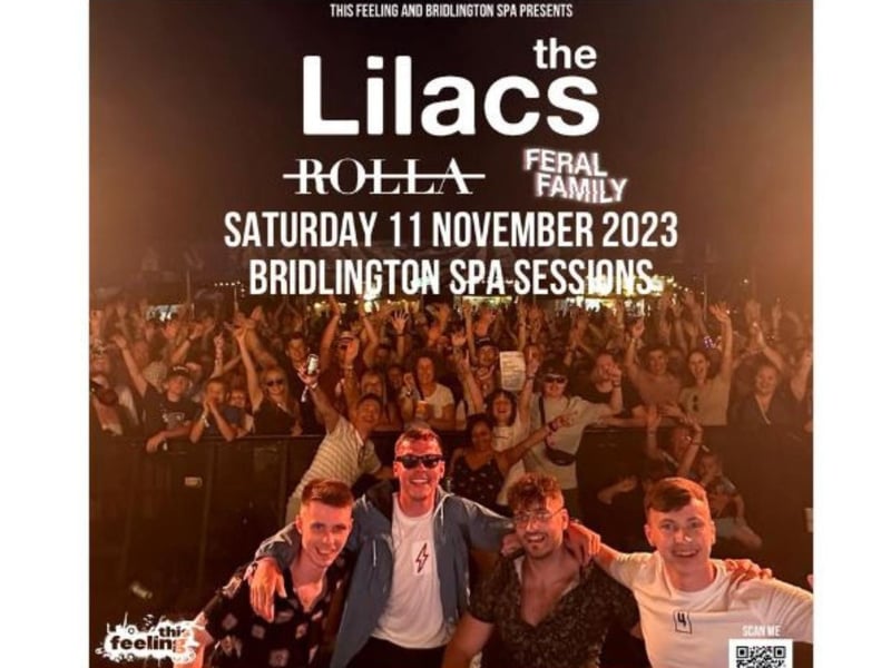 High-energy indie band The Lilacs are set to perform at Bridlington Spa on November 11. In just a few years, the band has already started to make a real name for themselves up and down the country, having played sets at iconic venues such as Manchester's Albert Hall, various O2 Academy venues, and even found themselves on the bill at the mighty Isle of Wight Festival in 2021.