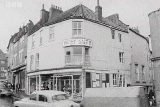 The old Whitby Gazette office on Bridge Street, where Don Wood worked for half a century.