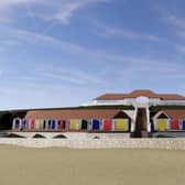 The proposed new chalets, which will be located in Scarborough's South Bay area.