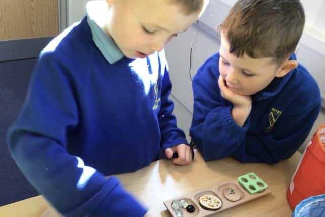 Wykeham pupils enjoy the new classroom