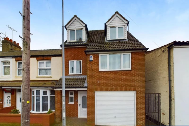 This three bedroom link detached house is for sale with Hunters for £170,000.