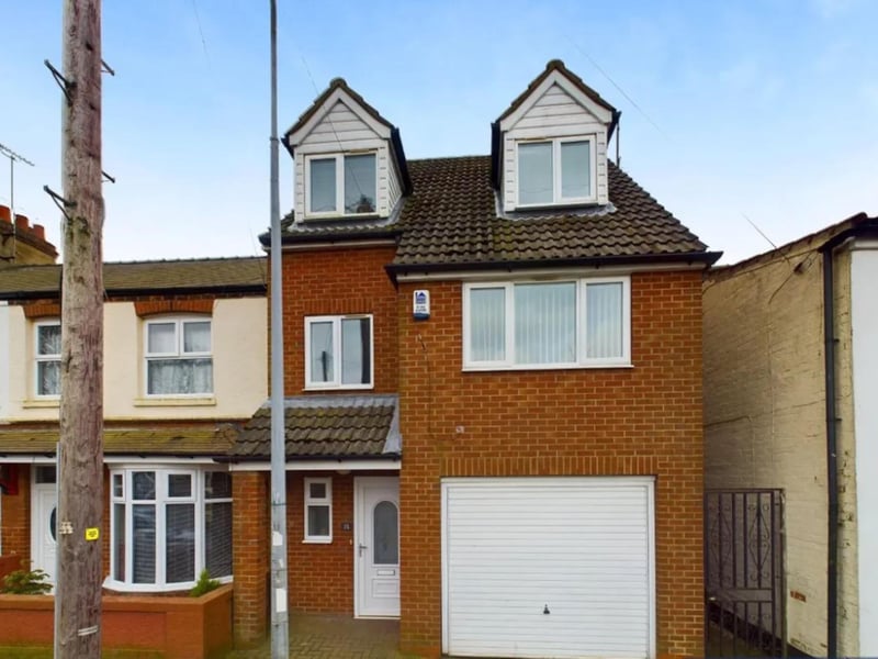 This three bedroom link detached house is for sale with Hunters for £170,000.
