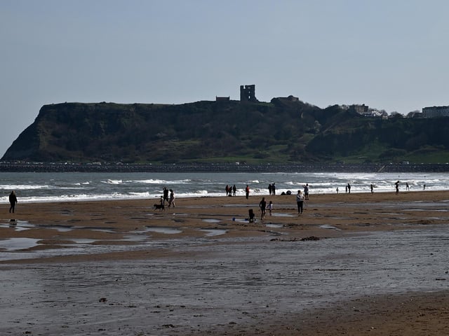 Sunshine glittering on North Bay.