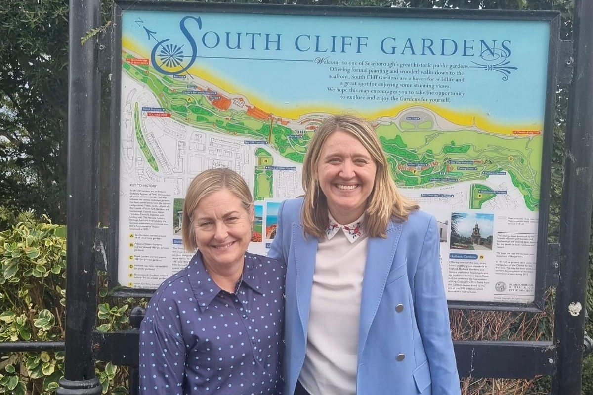 Schools Minister Georgia Gould and MP Alison Hume meet local leaders in ...