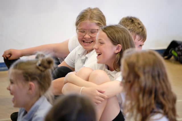 Fun for youngsters at East Whitby Academy's new drama class.