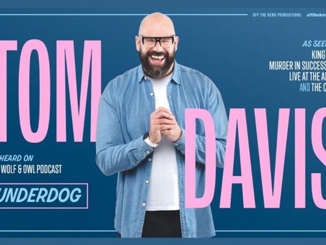 Tom Davis: Underdog is coming to Scarborough Spa on May 18. Comedian Tom Davis is best known for hit shows King Gary, The Curse, Murder In Successville, Live At The Apollo and his hugely popular podcast Wolf and Owl with Romesh Ranganathan. Embarking on his biggest tour to date with his brand new show, ‘Underdog’, Tom will be exploring life as the longshot. From leaving school with no qualifications to years working on building sites, all the way to the difficult road to fatherhood, acting in blockbuster films and yet still being told he’s punching by a waiter.