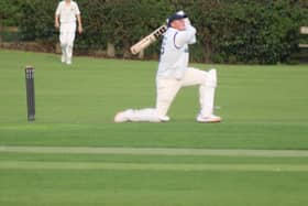 Woodhouse Grange CC 2nds Skipper Matthew Ainley hit 91 to lead his side to a big win over Londesborough Park. Photo by Phil Gilbank