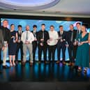 All the winners on stage at the East Yorkshire Apprenticeship Awards 2025