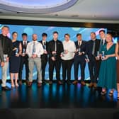 All the winners on stage at the East Yorkshire Apprenticeship Awards 2025
