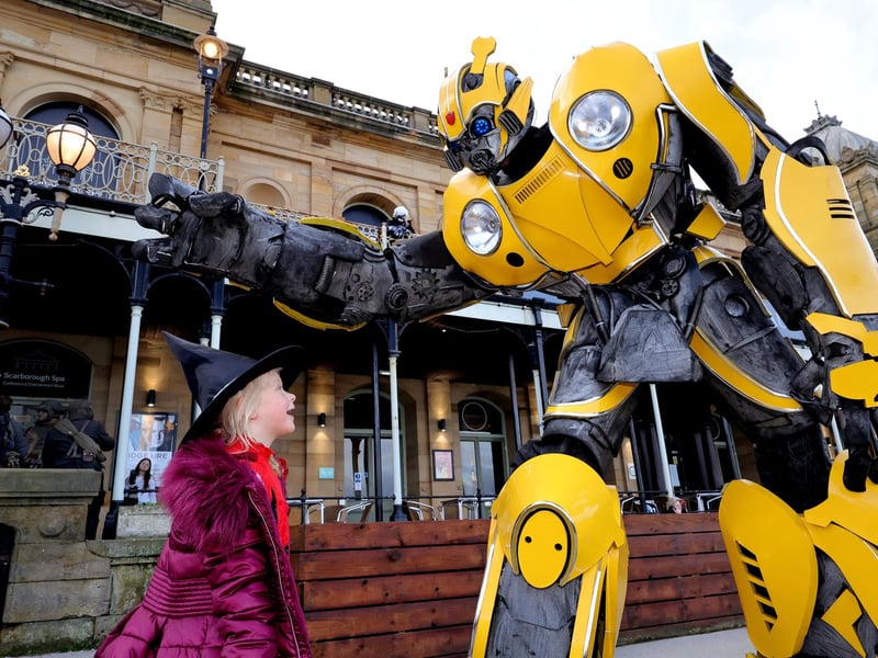 Scarborough Comic Con at The Spa - Meeting Bumblebee