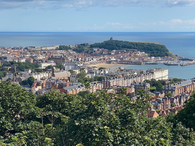 Sunny morning from Oliver's Mount, by Barbara Bussey.