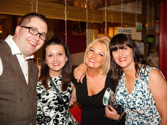Chris, Katie, Nicky & Tracey enjoying their big night out