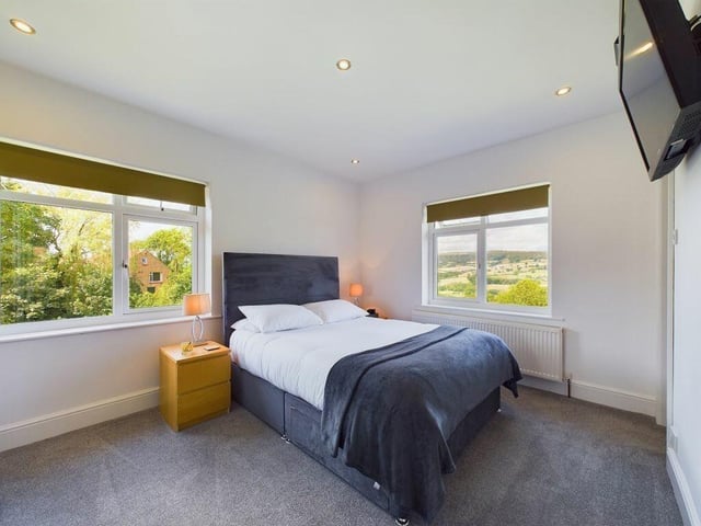A double aspect, double bedroom.