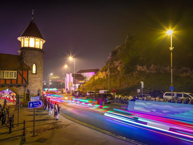 Scarborough's Honda Goldwing Light Display came to town over the weekend.