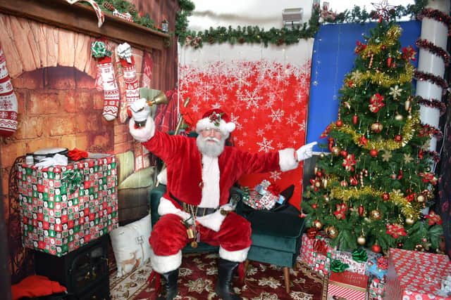 All children aged 2-12 will receive a present from Santa when they visit the North Pole on the Santa Express.