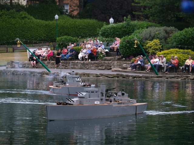 The boats arrive