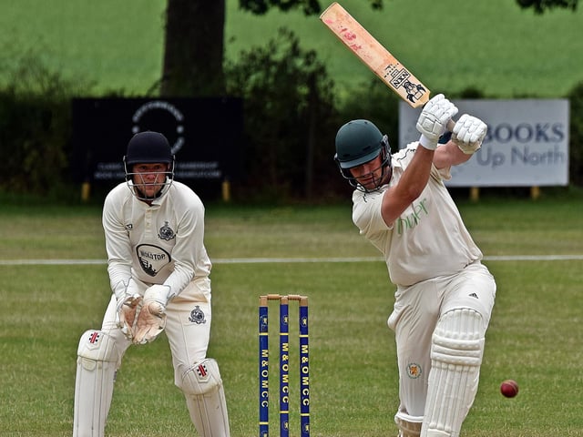Malton's Michael Linsley in aggressive mood
