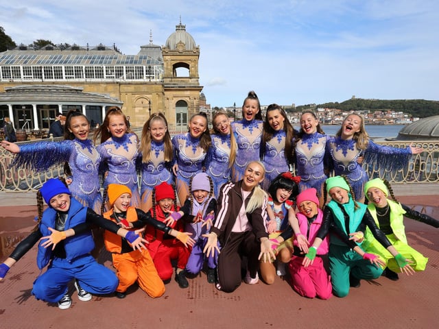 Getting ready for their big performance!