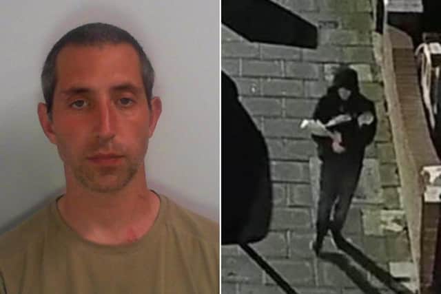 CCTV and fingerprint enquiries were important in the investigation and resulted in Nicholas Polihronos, 43, pleading guilty at York Crown Court.