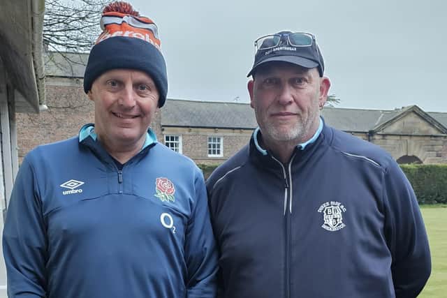 Westgate Open Doubles Merit win for Dukes Park bowlers Andy Deighton and Kevin Gates