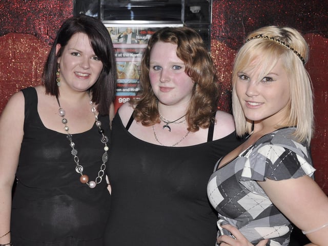 Verity, Danielle and Ally pose.
