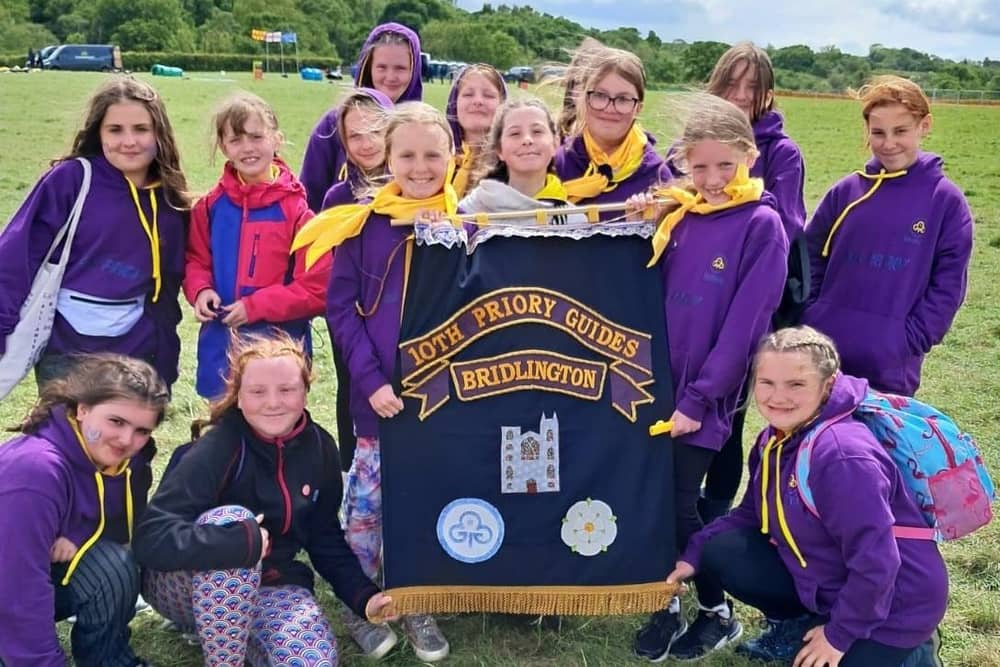 14 girls from the 10th Bridlington (Priory) Guides travelled for free to attend their annual camp in Morpeth.