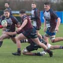 Jordan Holloway in action for Scarborough RUFC in Saturday's win