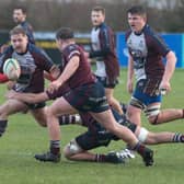 Jordan Holloway in action for Scarborough RUFC in Saturday's win