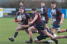 Jordan Holloway in action for Scarborough RUFC in Saturday's win