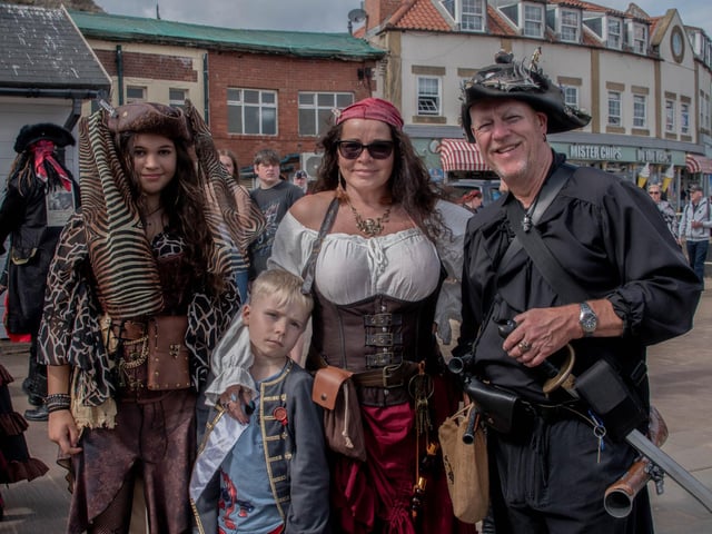 Pirate fun for all ages in Whitby. photo: Deborah McCarthy