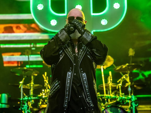 Judas Priest frontman Rob Halford. photo: Astro Dog