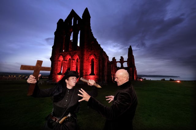 The story of Dracula is being told at Whitby Abbey over October half-term.
picture: Richard Ponter