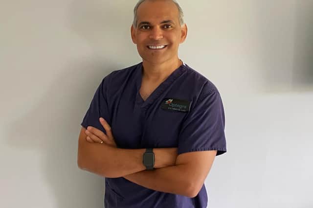 Optegra surgeon Shafiq Rehman