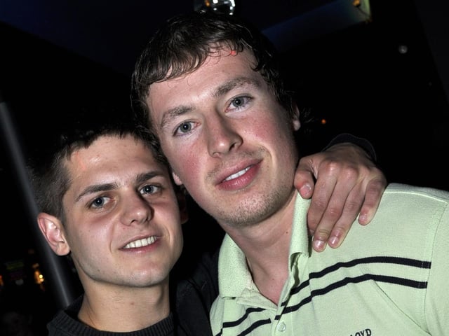 James and Jordan enjoying themselves.