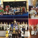 School pupils around the Scarborough and Whitby area at their Christmas nativity performances.