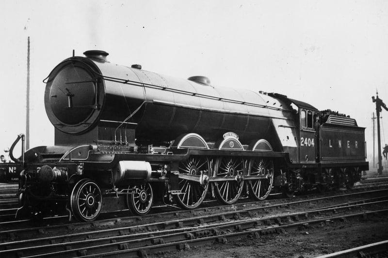 London and North-Eastern Railway locomotive at the City Of Ripon circa 1930.
