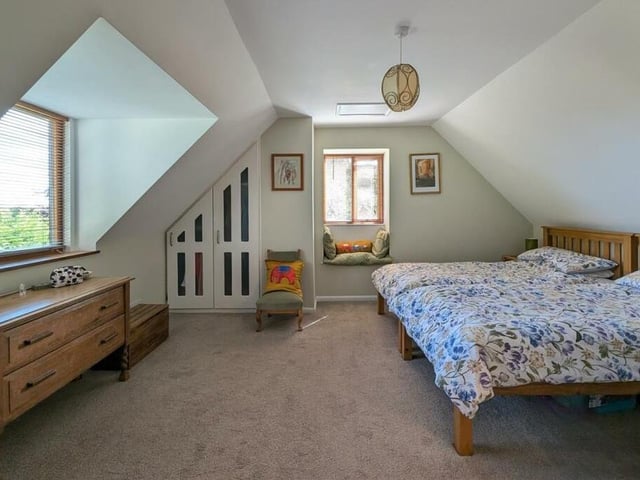 Another of the spacious bedrooms.