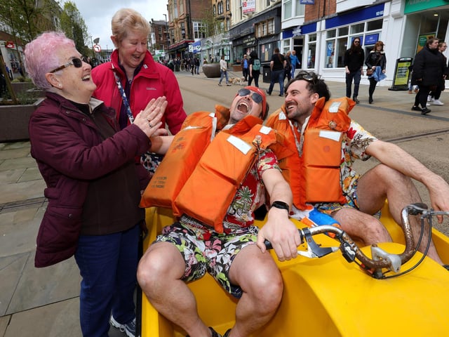 Colourful fun on the streets of Scarborough