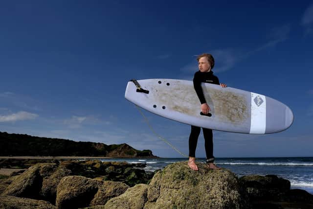 Get those endorphins soaring with a bracing lesson at Scarborough Surf School in Cayton Bay
