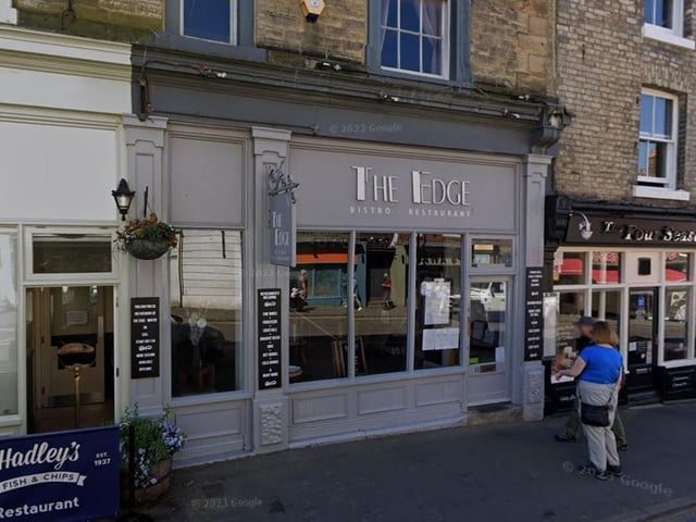 The Edge Restaurant is located on Bridge St, Whitby. One Google review said: "The Edge was a lovely restaurant, really glad we booked here for a meal. The portions were huge but that didn't stop us finishing everything it was so good. Wish we had room for a dessert! The staff were lovely, very attentive and checked in with us regularly which was a really nice touch."