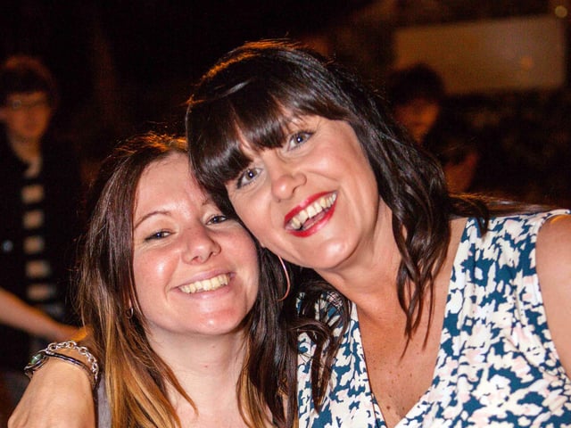 Sarah & Tracey out celebrating Sarah's Hen do in Bar2B