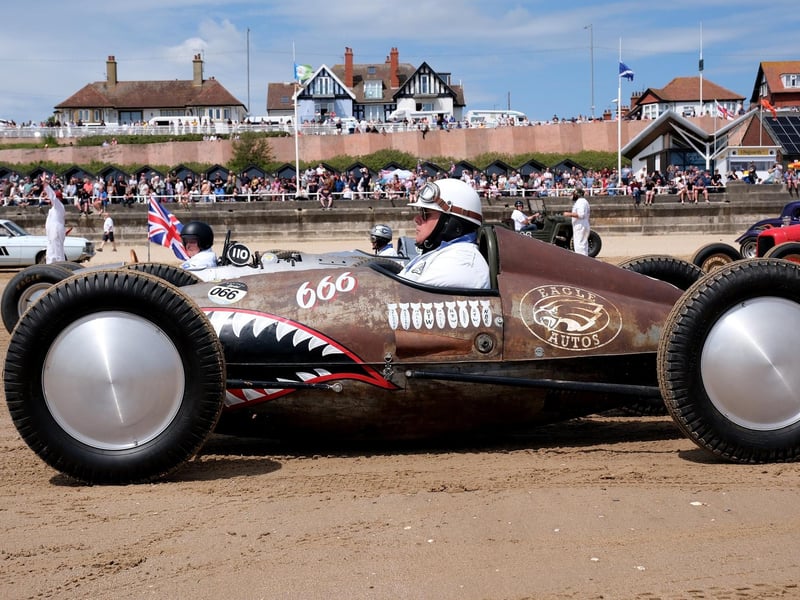 There’s no charge for visitors to enjoy the beach racing.