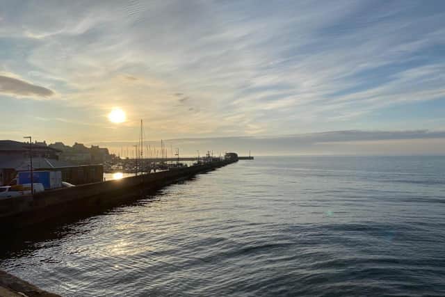 Ian Sandy captured this harbour landscape.