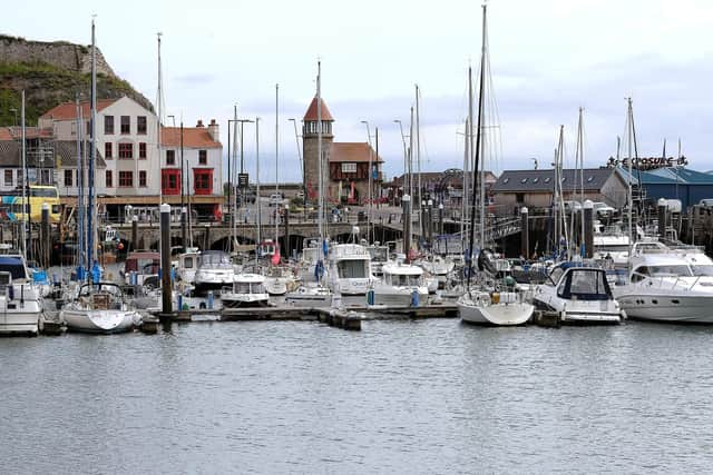 Scarborough Harbour . pic Richard Ponter