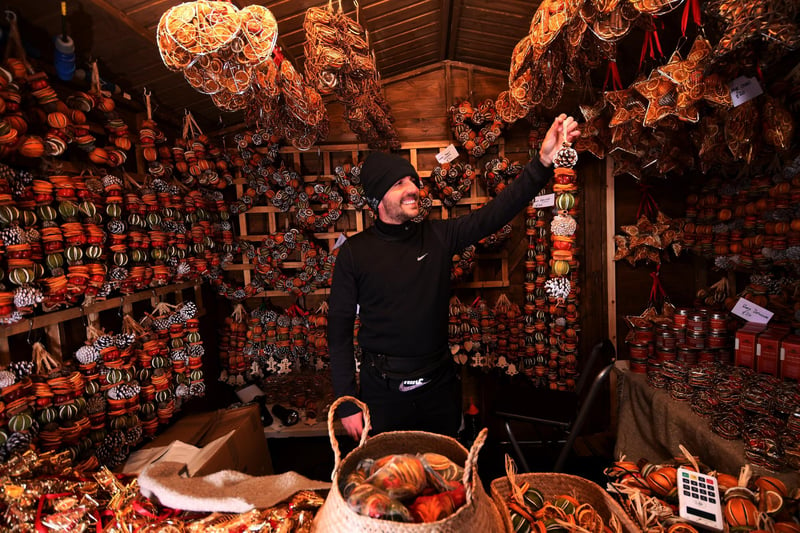 Rhys Shaw from Jormaepourri pictured with his products at the market.