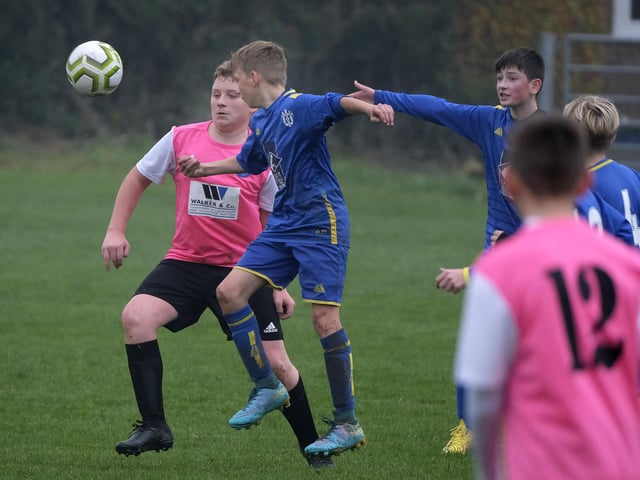 Ayton Under-13s and Eastfield Under-13s battle it out